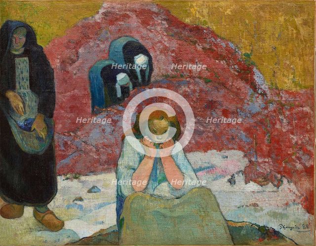 The Wine Harvest, Human Misery, 1888. Creator: Gauguin, Paul Eugéne Henri (1848-1903).