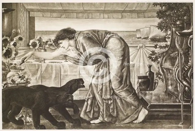 The Wine of Circe, c1863, (1900). Creator: Unknown.
