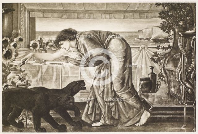 The Wine of Circe, c1863, (1900). Creator: Unknown.