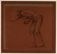 The Wine of Circe - female nude - study for Circe, 1866-69. Creator: Sir Edward Coley Burne-Jones