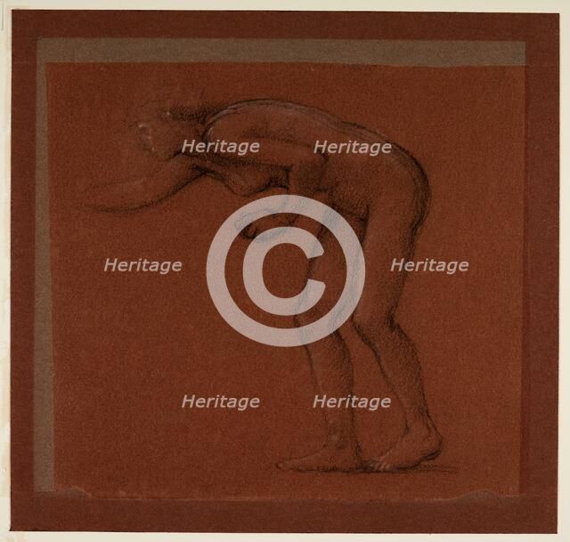 The Wine of Circe - female nude - study for Circe, 1866-69. Creator: Sir Edward Coley Burne-Jones.