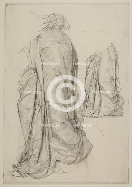 The Wine of Circe - Study of Drapery, 1866-69. Creator: Sir Edward Coley Burne-Jones.