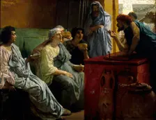 The Wine Shop 1869-1874. Creator: Sir Lawrence Alma-Tadema