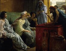The Wine Shop 1869-1874. Creator: Sir Lawrence Alma-Tadema