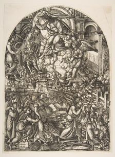 The Winepress of the Wrath of God, from the Apocalypse.n.d. Creator: Jean Duvet