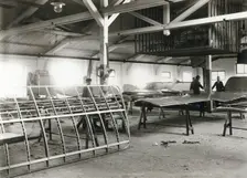 The wing workshop, Enoch Thulin's aircraft factory, Landskrona, Sweden, 1917. Creator: Unknown