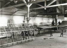 The wing workshop, Enoch Thulin's aircraft factory, Landskrona, Sweden, 1917. Creator: Unknown