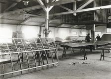 The wing workshop, Enoch Thulin's aircraft factory, Landskrona, Sweden, 1917