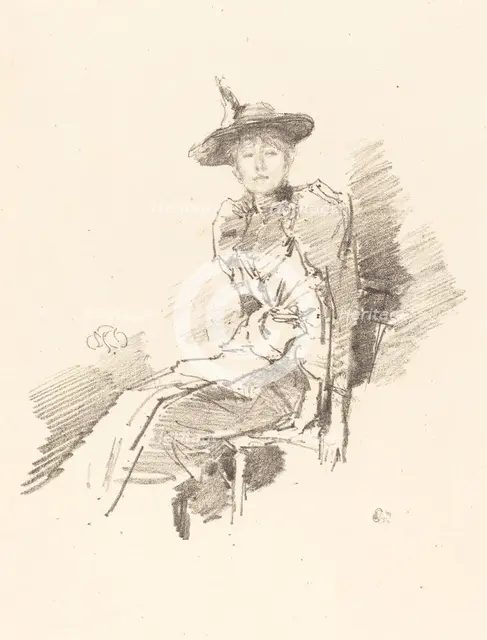 The Winged Hat, 1890. Creator: James Abbott McNeill Whistler.