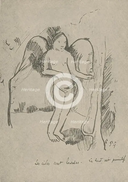 'The Wings are Heavy', 1936. Artist: Paul Gauguin.