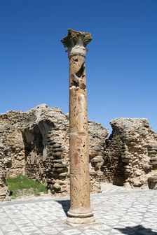 The Winter Baths at Thuburbo Majus, Tunisia. Artist: Samuel Magal