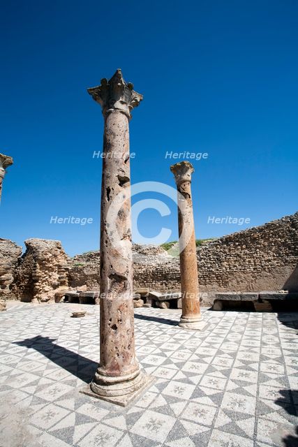 The Winter Baths at Thuburbo Majus, Tunisia. Creator: Samuel Magal.