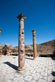 The Winter Baths at Thuburbo Majus, Tunisia. Creator: Samuel Magal