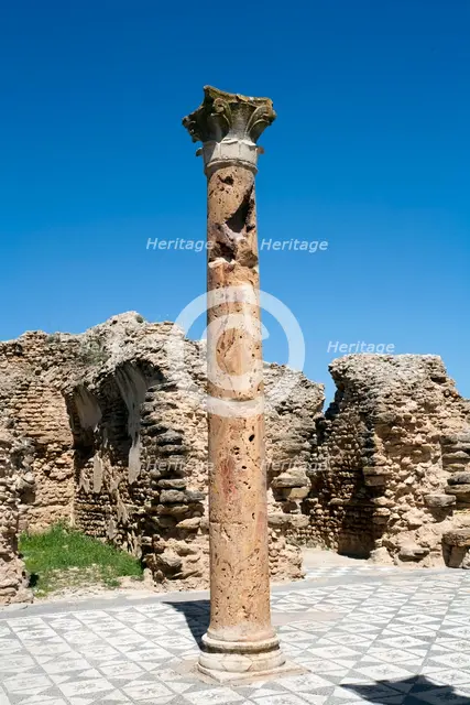 The Winter Baths at Thuburbo Majus, Tunisia. Creator: Samuel Magal.
