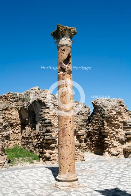 The Winter Baths at Thuburbo Majus, Tunisia. Creator: Samuel Magal.