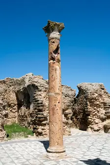 The Winter Baths at Thuburbo Majus, Tunisia. Creator: Samuel Magal