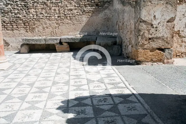 The Winter Baths at Thuburbo Majus, Tunisia. Creator: Samuel Magal.