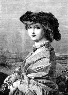 The Winter Exhibition, Pall-Mall: "Morning", by Dicksee, 1862. Creator: W Thomas