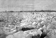 The Winter in France: the Loire at Saumur, 1880. Creator: George Montbard