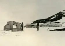 The Winter Quarters of the Discovery Expedition at Hut Point c1908, (1909)