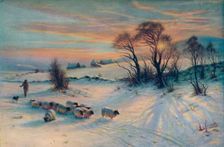 The Winter's Glow, 19th century, (1913). Artist: Joseph Farquharson