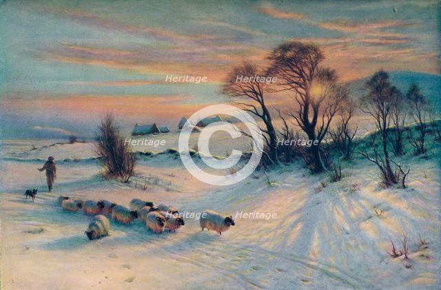 The Winter's Glow, 19th century, (1913). Artist: Joseph Farquharson