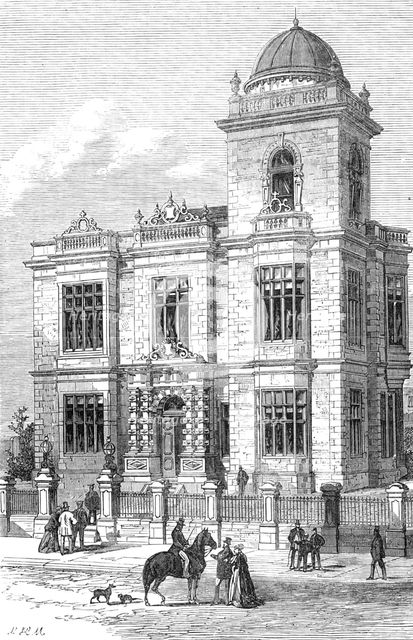 The Winterbottom Nautical College, Ocean-Road, South Shields, 1869. Creator: L. H. Michael.