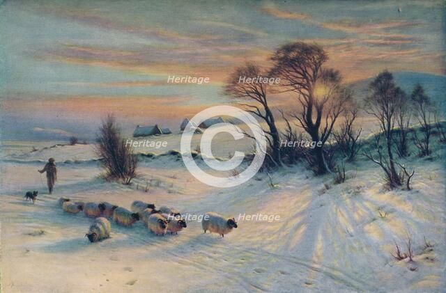 The Winter's Glow, 19th century, (1913). Artist: Joseph Farquharson