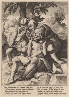 The Wisdom of Fools, c. 1592. Creator: Goltzius, Workshop of Hendrick, after Hendrick Gol