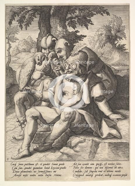 The Wisdom of Fools, from Six Proverbs. Creator: Jacques de Gheyn II.