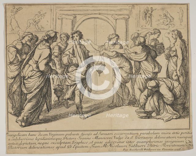 The wise and the foolish Virgins, 1728. Creator: Francesco Zuccarelli.