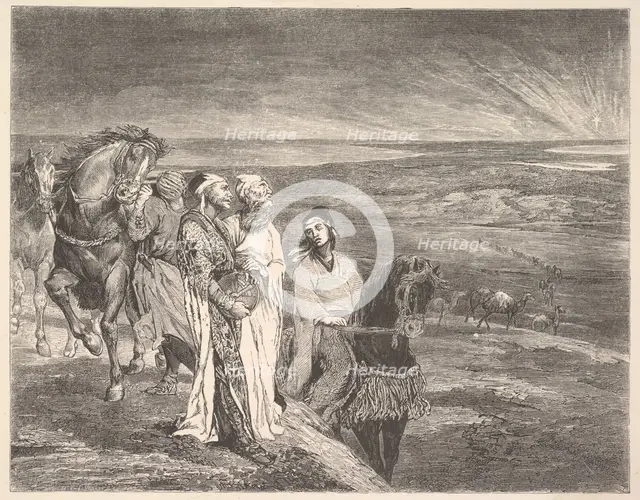 The Wise Men out of the East, 1868. Creator: John La Farge.