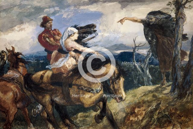 'The Witch - a study', 1888. Artist: Sir John Gilbert