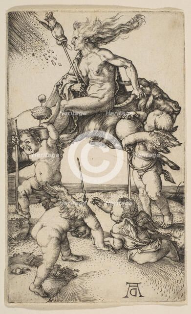The Witch, ca. 1500. Creator: Albrecht Durer.