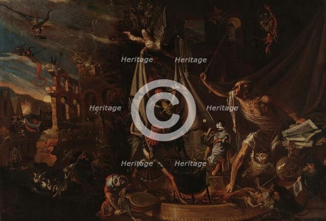 The Witch. Creator: Rosa, Salvatore, (circle of)  .