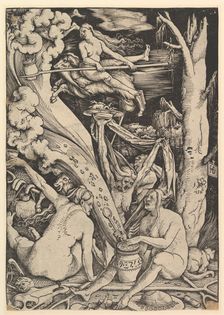 The Witches, 1510. Creator: Hans Baldung