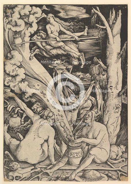 The Witches, 1510. Creator: Hans Baldung.