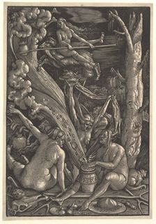 The Witches, 1510. Creator: Hans Baldung