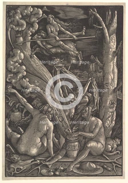 The Witches, 1510. Creator: Hans Baldung.