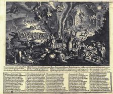 The Witches Sabbat. Artist: Merian, Matthäus, the Elder (1593-1650)
