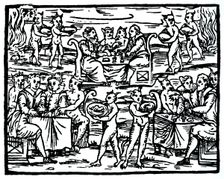 The witches sabbath, 1608 (19th century). Creator: Unknown