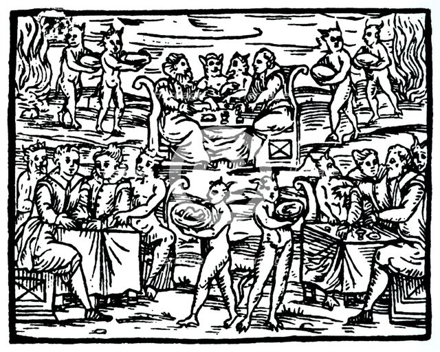 The witches' sabbath, 1608 (19th century). Creator: Unknown.