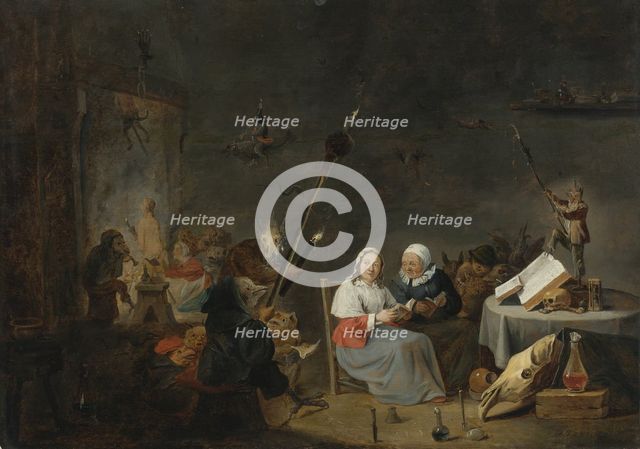 The Witches' Sabbath. Artist: Teniers, David, the Younger (1610-1690)