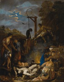 The Witches Sabbath by Moonlight
