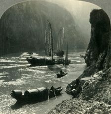The Witchies Mountain and the Yangtze River Gorge, China c1930s. Creator: Unknown