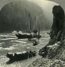 The Witchies Mountain and the Yangtze River Gorge, China c1930s. Creator: Unknown