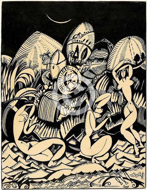 The Witch's Bath, c1912. Creator: Souza-Cardoso, Amadeo de (1887-1918).