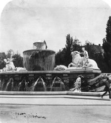 The Wittelsbacherbrunnen, Munich, Germany, c1900s.Artist: Wurthle & Sons