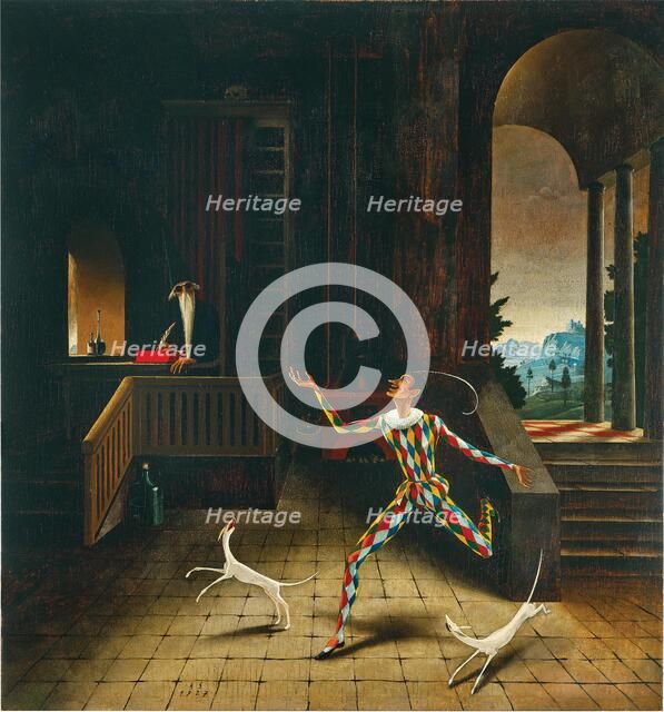 The Wizard and the Harlequin, 1927. Creator: Sedlacek, Franz (1891-1945).