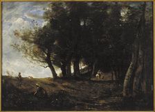 The Wood Gatherers 1875. Artist: Jean-Baptiste-Camille Corot